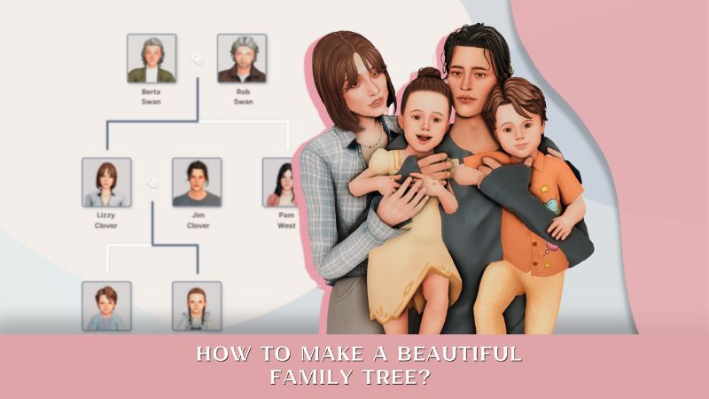 Preview for How to Make Beautiful Sims Family Tree